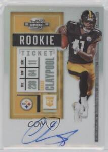 2020 Panini Contenders Optic Ticket RPS Silver Chase Claypool Rookie Auto RC