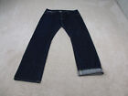 Gap Jeans Mens 34 Blue 1969 Selvedge Japanese Raw Denim Straight Adult 34x32