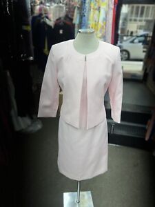 JOHN MEYER DRESS SUIT/SIZE 16W/NEW WITH TAG/DRESS LENGTH 41/LINED/$229/PINK