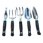 5 Pcs Gardening Tools Set,Garden Tools With Cast-Aluminum Heads&Ergonomic Handle