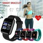 5pcs/lot dhl free 116plus Bluetooth 4.2 Smart Watch Smartband Blood Pressure