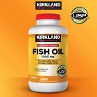 Kirkland Signature Fish Oil 1000 mg., 400 Softgels & 300mg Omega-3 **EXP-10/2026
