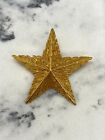 Auth YSL YVES SAINT LAURENT Brass Star Brooch Pin - Pre owned / KR4631
