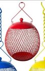 EnDarius -Squirrel Proof Bird Feeders for Outside - Red