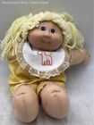 Cabbage Patch Kids Yellow Straight Hair Xavier Roberts Signed Girl Doll