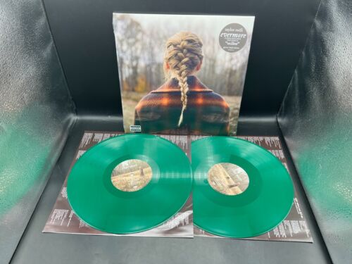 *OPAQUE GREEN CONFIRMED* Taylor Swift Evermore Vinyl 2xLP NEW SEALED RARE OOP