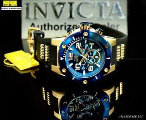 NEW Invicta Men's 52mm SPEEDWAY VIPER Chronograph BLUE DIAL Stainless St. Watch