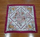 Gucci Squirrels With Pinecones And Flowers Silk Scarf 33”x33