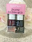 T LECLERC Duo Nail Polish Effect Gel Colours +Top Coat 09 Ce Evening Or Never