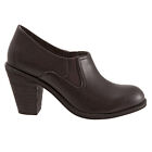 Softwalk Fargo S1654-200 Womens Brown Narrow Leather Ankle & Booties Boots