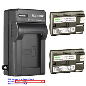 Kastar Battery Wall Charger for Canon BP-511 BP511A Canon EOS 5D EOS 10D EOS 20D