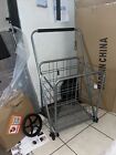 dbest products Cruiser Cart Deluxe 2 Folding Shopping Cart with Swivel Wheels -