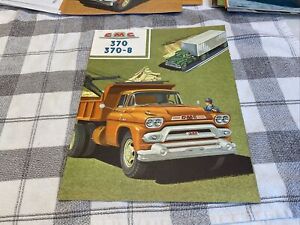 1958 GMC 370 370-8 Truck Sales Brochure Booklet Catalog Old