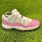 Nike Air Jordan 11 Retro Womens Size 8.5 Pink Athletic Shoes Sneakers 580521-108