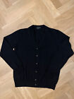PRADA men’s Wool Cardigan Sweater.  Black Size 52