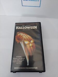 Halloween (VHS Anniversary Edition,1997) Jamie Lee Curtis  White Label w/Card