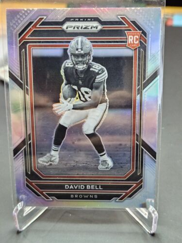 2022 Panini Prizm Variation Silver David Bell RC Cleveland Browns #334