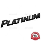 Toyota Sequoia Rear Door Roof Side Mark Platinum Letter Emblem Badge Matte Black