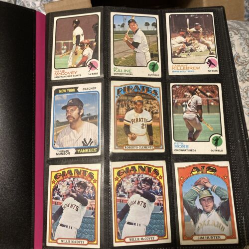 170-Card Lot All 1970’s Topps Baseball.Nice Vintage Lot!Clemente,Munson,Rose,$$