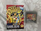 The Incredible Crash Dummies Cartridge and Manual (Sega Game Gear)