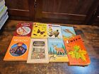 Golden Nature Guide Lot.of 8 Geology Trees Fossils Mammals Antiques Birds #F