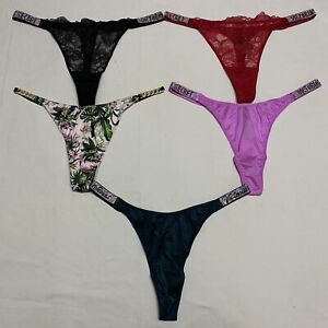 Lot of 5 Victoria's Secret VERY SEXY Thong Panty Extra Large NWT