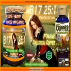 Vitamin B17 25:1 500mg x 100 with 4oz Colloidal Copper Free Apricot Kernel Extra