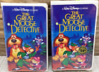 Lot of 2 Disney Black Diamond Classics THE GREAT MOUSE DETECTIVE VHS 1360 SEALED