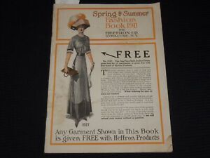 1911 THE HEFFRON CO. SPRING & SUMMER FASHION BOOK - SYRACUSE NEW YORK - SP 4863D