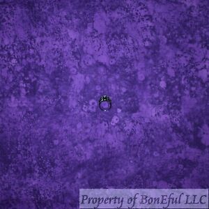 BonEful Fabric Cotton Quilt Purple Girl Tonal Marble Texture Blender MI SCRAP