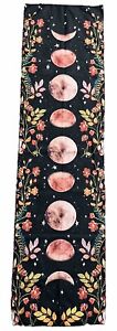 Tapestry Pink Moon Phases, Long, Wall Hanging Home Decor Decoration Boho New