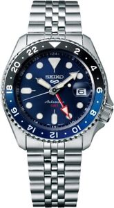 Seiko 5 Five Sports SSK003 GMT Automatic Watch 100 Meter Blue Dial Made in Japan