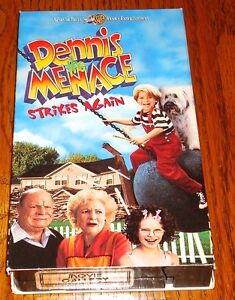 DENNIS THE MENACE STRIKES AGAIN VHS 1998