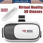 Virtual Reality VR Headset 3D Glasses With Remote for iPhone Android IOS Samsung