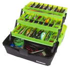 Flambeau Outdoors 3-Tray - Classic Tray Tackle Box - Frost Green/Black,new