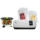 FoodSaver Vacuum Sealer Special Value Pack, Compact Machine with Bags