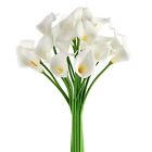EZFLOWERY 20 Artificial Calla Lily Flowers Real Touch Latex Arrangement Bouquet