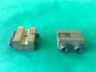 Split Jaw Direct-To-Rail Brass Code 332 Rail Clamps (Lot of 10) G-Scale USED