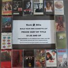 NEW SEALED ROCK POP R&B BUY $25 FREE SHIP BUILD YOUR CASSETTE TAPE LOT B