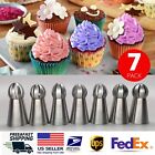 7PCS Russian Ball Piping Nozzle Sphere Icing Tips Cake Pastry Decorating Tools
