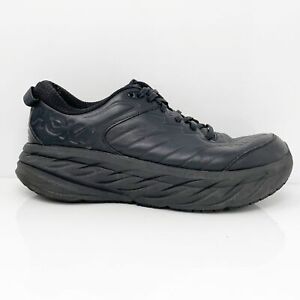 Hoka One One Mens Bondi SR 1110520 BBLC Black Running Shoes Sneakers Size 11