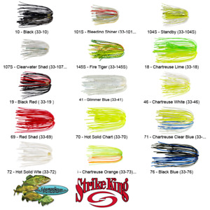 Strike King Skirts Replacements for Spinnerbait Chatterbaits Jigs Any 15 Colors