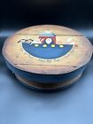 Fold Art Round Wooden Cheese Box Bentwood Noah’s Ark Two By Two 11.75”
