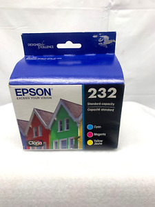 Epson 232 Tri Color Standard Capacity Ink Exp 5/26 *New-Box Damage*