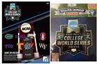 2023 NCAA MENS COLLEGE WORLD SERIES GAME PROGRAM /PATCH CHAMPIONSHIP FLORIDA LSU