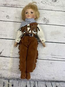 New ListingPrimark Imperial Collectible COWBOY DOLL Ltd Ed  17” Porcelain Doll
