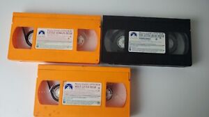 Lot Of 3, Little Bear VHS Nick Jr. Vintage 1999 Paramount Sendak Orange Tapes