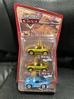 Disney Pixar World of Cars Gold Mia and Tia Bling  Dinoco Dream 3 Gift Pack NEW