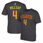 Paul Millsap Atlanta Hawks NBA Adidas Grey Name & Number Faux Stitch T-Shirt