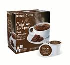 Cafe Escapes Dark Chocolate Hot Cocoa 16 to 96 Keurig K cups Pick Any Quantity